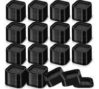 Agmoctz Furniture Risers Adjustable Bed Risers 2.2 Inch Stackable Heavy Duty Bed Lifts Risers Square Bed Raising Blocks 16 Pcs