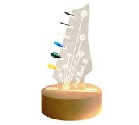 Agmoctz Guitar Pick Display,Luminous Pick Storage Rack,for Acoustic Electric Bass Ukulele Violin Round Base