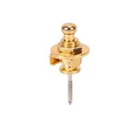 Agmoctz Guitar Strap Lock Metal Bass Studs Anti-OffGuitar Locks Easy Install Easy to Use Gold