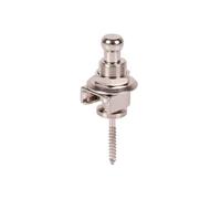 Agmoctz Guitar Strap Lock Metal Bass Studs Anti-OffGuitar Locks Easy Install Easy to Use Silver