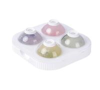 Agmoctz Ice Ball Maker Large 6.5cm Big Round Sphere High Balls Ice Shape Cube-Mold Tray for Whiskey Cocktail Bar Tools Easy Install,White