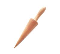 Agmoctz Ice Cream Waffle Cone Roller, Strong and Smooth Cone Roller, Wooden Pizzelle Cone, Handle Waffle Cone Shaped Tool