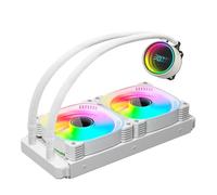 Agmoctz Integrated Water-Cooled Digital Display CPU Radiator T-240MMARGB Liquid CPU Water Cooling Argb Wireless Lens with 240mm ARGB PWM Fan Computer Water Cooling B