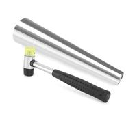 Agmoctz Jewelry Making Tool Bracelet Mandrel Round Bracelet Mandrel Measuring Rubber Hammer Stainless Steel Jewel Making Tool