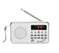 Agmoctz L-938 FM Radio L-938 Mp3 Player Audio Stereo Speaker MP3 Audio Player High Fidelity Sound Quality with1.5 Inch Display Screen