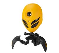 Agmoctz LED Star Projection Lamp Projector Interactive Atmosphere Night Light Space Man Bedroom Desktop Decor Child Gift Yellow