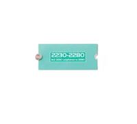 Agmoctz M.2 NGFF NVME Extended Transfer Card Adapter Expansion Rack Board 2230 to 2280 Extended M.2 2230 Lengthened to 2280