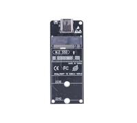 Agmoctz M.2 to Type-C SSD Enclosure Adapter NVME NGFF HDD Enclosure Interposer Board 20Gbps Support 2230 2242 2260 2280 Size SSD