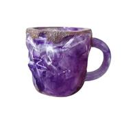 Agmoctz Mineral Crystal Coffee Mug New Elegant Multi-Colored Imitation Mineral Crystal Mug Mineral Coffee Mug