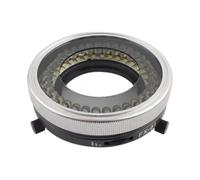 Agmoctz Polarized LED Ring Light Source Anti Glare 35pcs DIP/SMD LED Beads Double Polarizer Lens Microscope Lamp