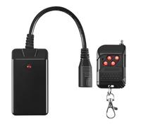 Agmoctz Portable 3 Pins XLR Wireless Remote Control Receiver for Smoke Fog Machine DJ Stage Controller Receptor Fogging 400W 900