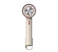 Agmoctz Portable Handheld Fan High Wind Power Desktop Fan Circulator Personal Cooler Hand Fan with Semiconductor Ice Cooling,A