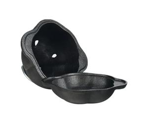 Agmoctz Pre-Seasoned Cast Iron Dutch Oven Pot,Garlic Roaster Potato Breader for Your Kitchen Oven or Outdoor Grill Ramen Pot