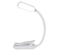 Agmoctz Rechargeable Book Light Mini 7 LED Reading Light 3-Level Flexible Easy Clip Lamp Read Night Reading Lamp in Bed White