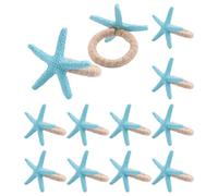 Agmoctz Starfish Napkin Rings Set of 12 Ocean Coastals Nautical Wedding Holiday Party Beach Table Decor
