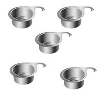 Agmoctz Swan Filter Basket Stainless Steel Sink Drain Basket Kitchen Supplies Storage Basket Filter Rack