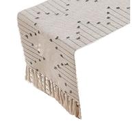 Agmoctz Table Flag Tea Flag ClothTable Cloth with Tassels Home Furnishing Cloth Tablecloth 33x224cm