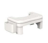 Agmoctz Toilet Stool Squat Adult, Height Adjustable Poop Stool for Bathroom with Storage Box, Portable Non-Slip Potty Step Stool