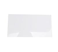 Agmoctz Transparent Cake Cream Scraper Rectangular Acrylic Cake Baking Tool Easy to Use -B