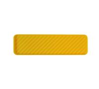 Agmoctz Tray Placemat Seasoning Bottle Rack Insulated Teacup Storage Mat Kitchen Soap Tray Silicone Sink Tray Yellow