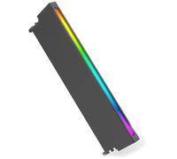 Agmoctz Universal Memory Heat Sink 5V 3PIN ARGB AURA Sync Memory Module Cooler DDR3 DDR4 DDR5 RAM Computer Accessories Black