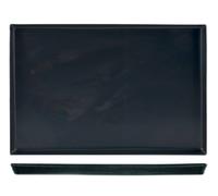 Agnelli Cerutti Blurex Rectangular Baking Tray 60×40 cm Stainless Steel Black