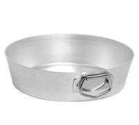 Agnelli Conical Silver Aluminum Cake Pan with Ring cm 26