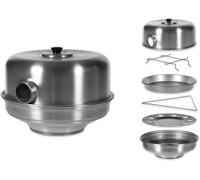 Pentole Agnelli COALFORNOOCCHIO30 Family Nonna Aurelia oven, Aluminum, Gray, 30 cm