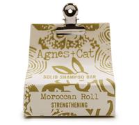 Agnes + Cat Moroccan Roll Solid Shampoo Bar - Vegan, Sls-Free