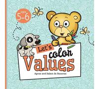 Agnes De Bezenac Let's Color Values: Ages 5-6 Hardcover Book Agnes De Bezenac Multicolor