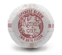 Agnes Japanese Bloom Cat Bath Fizzer - Floral, Soothing, Handmade
