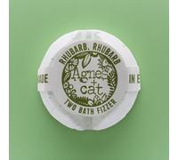 Agnes Rhubarb Cat Bath Fizzer - Handmade Uk, Softening & Fragrant