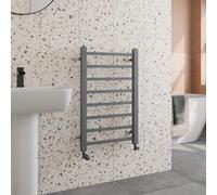 Agnite Designer Heated Towel Rail Rack Bathroom Radiator Square Anthracite 800X500mm