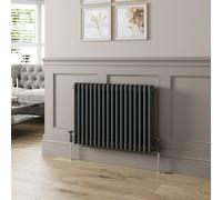 Agnite Traditional Colosseum Horizontal Triplebar Column Radiator 600 X 830 Anthracite