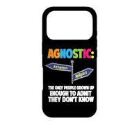 Agnostic Freethinker Proud Atheist Non Believers Atheism Case for iPhone 17 Pro