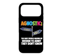 Agnostic Freethinker Proud Atheist Non Believers Atheism Case for iPhone 17 Pro Max
