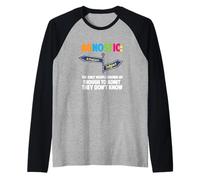 Agnostic Freethinker Proud Atheist Non Believers Atheism Raglan Baseball Tee