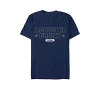 Agnostic Front - Baseball Logo Navy - T-Shirt - blue - XL - 100% Cotton XL
