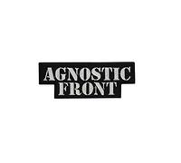 Agnostic Front Hardcore Punk Band Patch Badge Embroidered Iron on Applique Souvenir Accessory