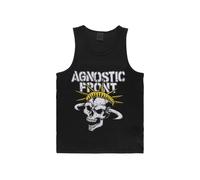 Agnostic Front - Skull Logo - Tank - black - S - 100% Cotton S