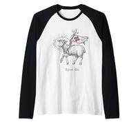 Agnus Dei- Catholic Tradition- Traditional Catholic Mass Raglan Baseball Tee