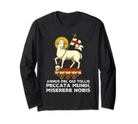 Agnus Dei Sanctus Traditional Latin Mass Catholic Long Sleeve T-Shirt