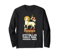 Agnus Dei Sanctus Traditional Latin Mass Catholic Long Sleeve T-Shirt