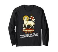 Agnus Dei Sanctus Traditional Latin Mass Catholic Long Sleeve T-Shirt