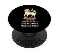 Agnus Dei Sanctus Traditional Latin Mass Catholic PopSockets Adhesive PopGrip