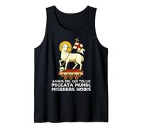 Agnus Dei Sanctus Traditional Latin Mass Catholic Tank Top
