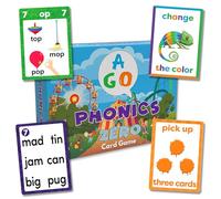 AGO Phonics Zero: Fun CVC Word Card Game for Kids and ESL Learners
