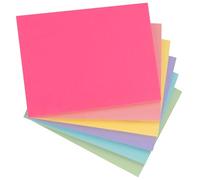 Agoer 6 x 8in Extra Large Sticky Notes,300 Sheets XXL Giant Self-Stick Post Pads 203 x 152mm,6 Brilliant Colors for Drafts,Presentations,Workshops,Reminder,Memo Pad Big,Check List or to do List