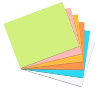 Agoer Large Sticky Notes 203 x 152mm, Creative Extra Note Pads,300 Sheets Post Self Stick Notes Pads,6 Pastel Colors Post Memo Pad for Drafts,Presentations,Workshops,Reminder,Check List or to Do List