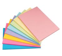 Agoer Large Sticky Notes,400 Sticking Power Memo Pads 4 x 6in(100 x 150mm),Strong Adhesive Pastel Post Stickies,8 Colours Self-Stick Post Notes for Office, Home, School, Meeting,50 Sheets/pad